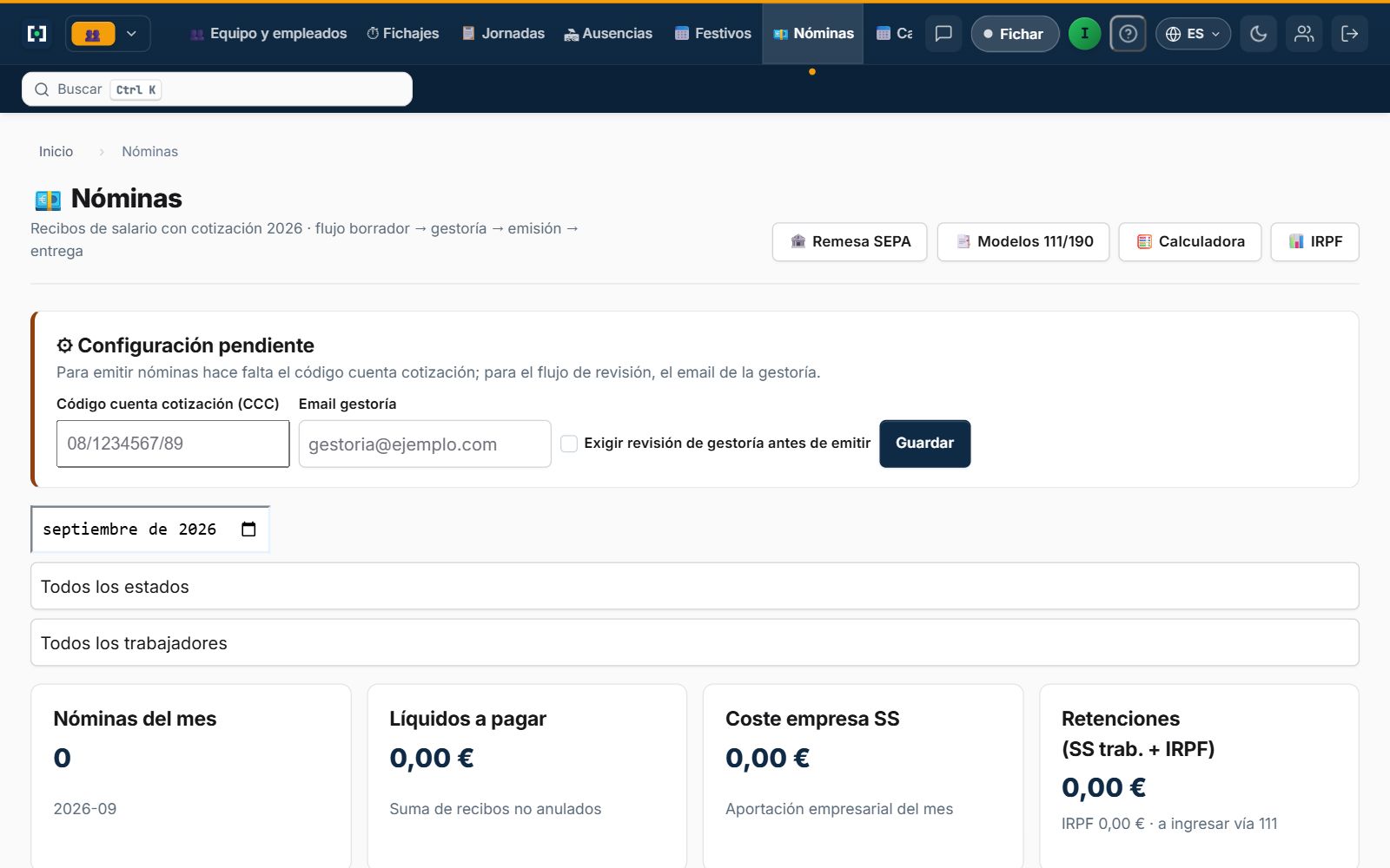 Nóminas e IRPF · IG One